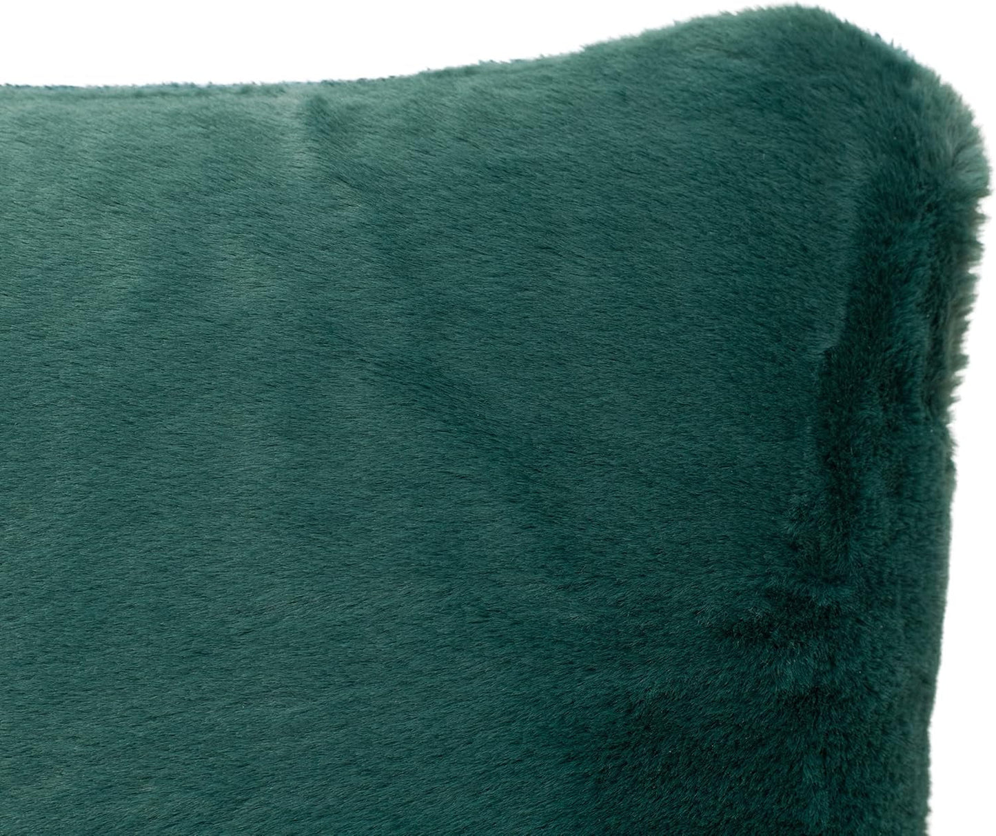 Gözze - Bequemer Kissenbezug, Merino Feeling, 50X50 cm - Dunkelgrüne Betten und Decken Besuchen Sie den Gözze-Store