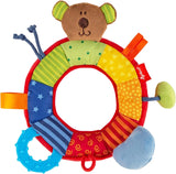 SIGIKID 40490 Aktivring Baby Activity PlayQ Mädchen- und Jungenspielzeug für Kinder ab 3 Monaten empfohlen Mehrfarbig Babyspielzeug Naty Shop Mehrfarbig/Bär