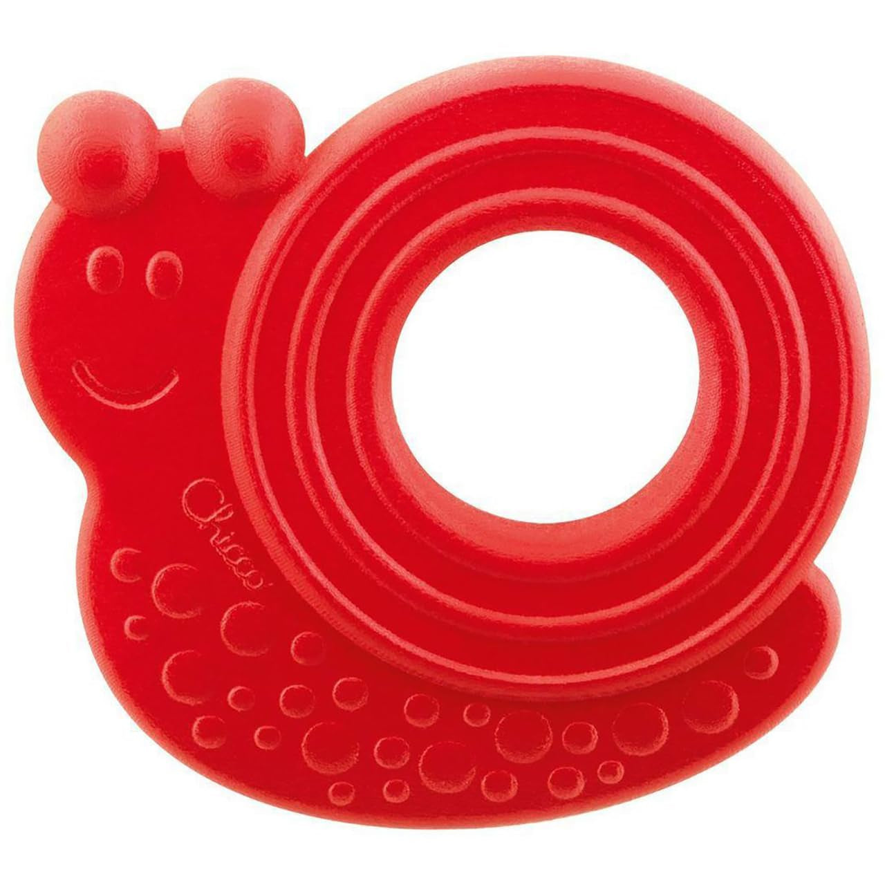 Chicco ECO+ Beißring Frosch, Beißring für Neugeborene mit Stacheln, aus weichem Biokunststoff, Beißspielzeug für Neugeborene und Kinder von 3 bis 18 Monaten