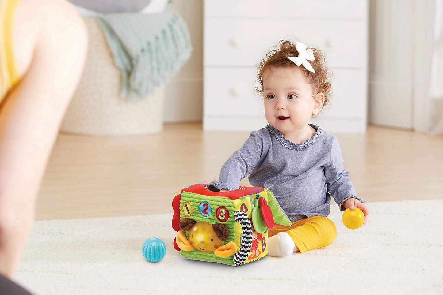 Vtech 80-528204 1-2-3 Würfel Kuscheltier für Kinder Jucarii Bebe Naty Shop