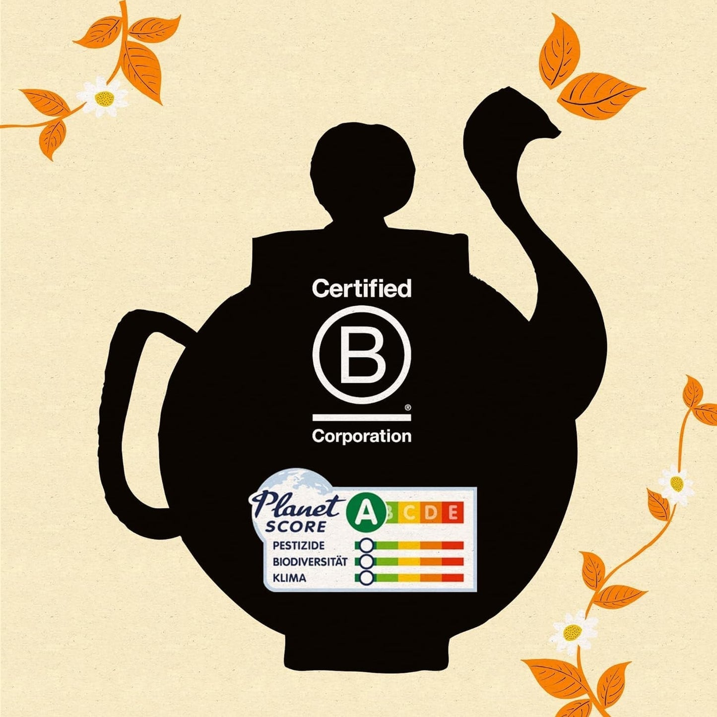CUPPER Bio-Früchtetee „Orange & Lemon Infusion“, 20 ungebleichte Teebeutel, Bio, Fair Trade
