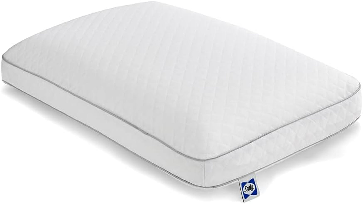 Sealy Essentials Memory Foam-Kissen Standard Weiß 2-teilig Naty Shop Standard-Kissen