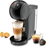 NESCAFÉ DOLCE GUSTO DeLonghi Dolce Gusto Genio S EDG226.A, Kapsel-Espressomaschine inklusive 3 Kapseln, kompaktes Design, verstellbare Abtropfschale, 0,8 l, abnehmbarer Wassertank, 1470 W, Anthrazit
