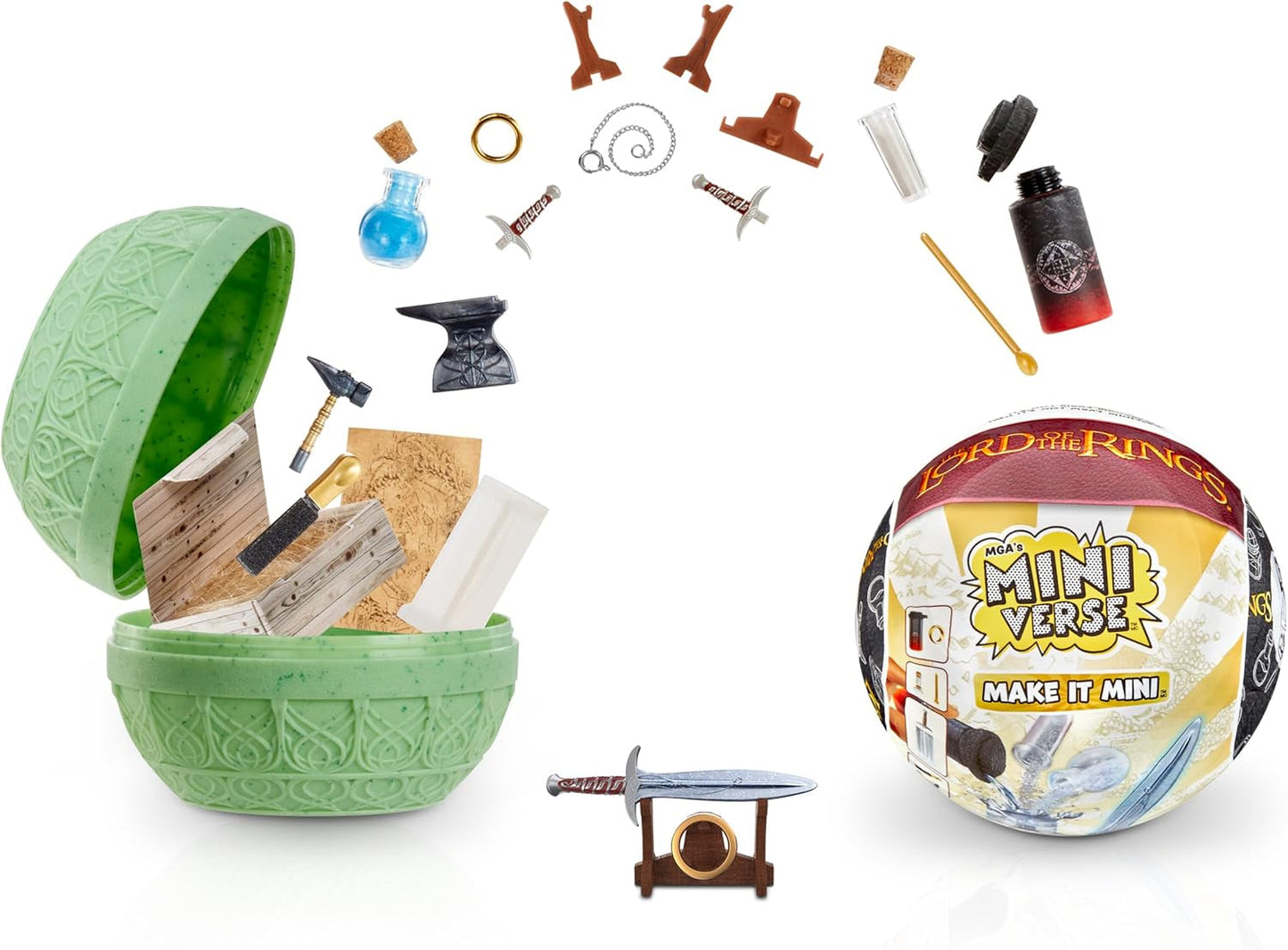 Mga'S Miniverse Make It Mini – Der Herr der Ringe Mini-Sammlerstücke Blind Pack Kunstharz-Bastelset Repliken Geeignet für Sammler und 8 Jahre alt Nicht ESSBAR Actionfiguren Naty Shop Standardtitel