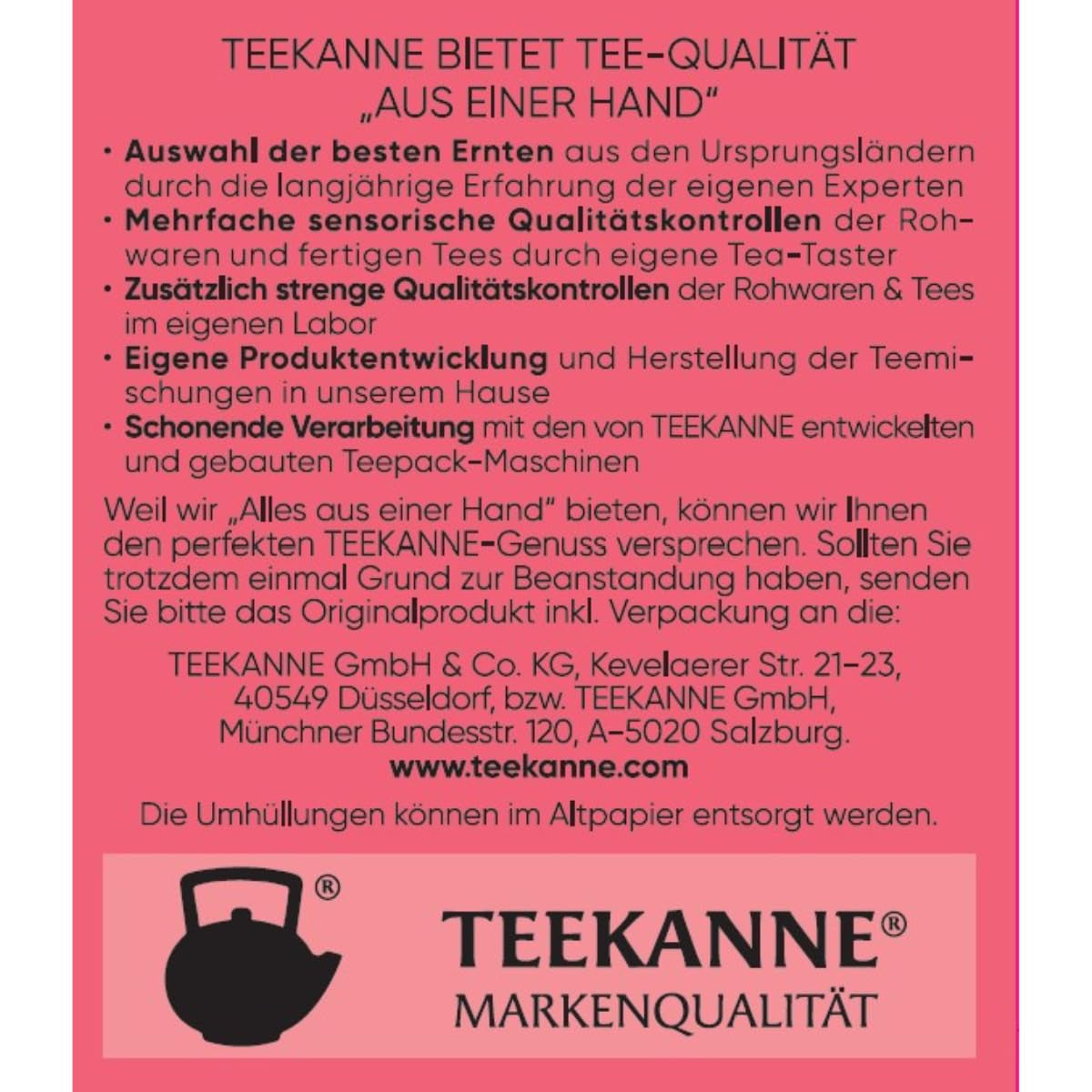 Teekanne Premium Fruit Selection, 5er Pack (5 x 20 Teebeutel), 5 x 60g