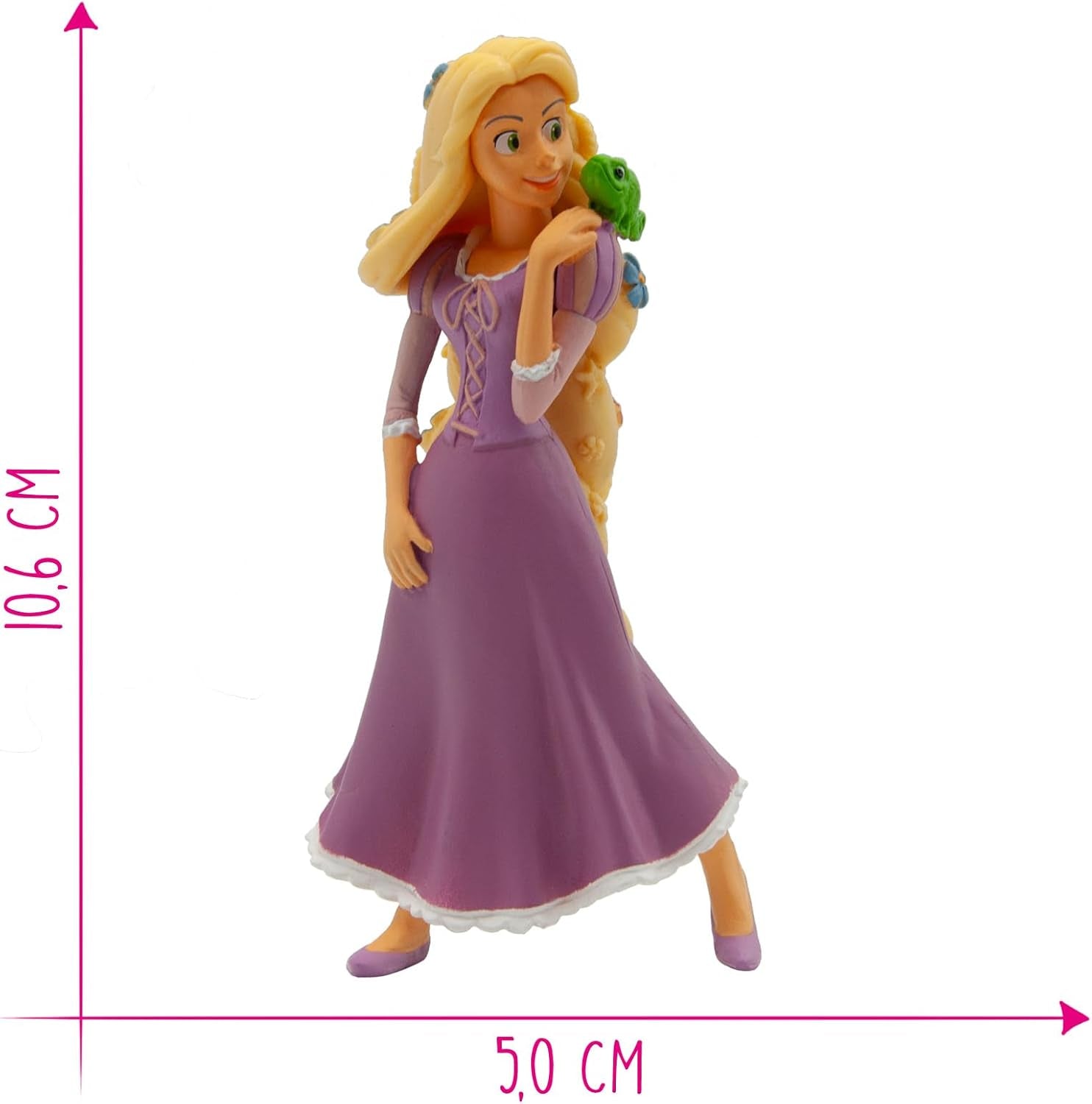 Bullyland 12424 - Rapunzel-Blumenfigur von Walt Disney Rapunzelˆ' Neu bemalt, ca. 10,6 cm, detailgetreu, ideal als kleines Geschenk für Kinder ab 3 Jahren, Actionfiguren Naty Shop Körner