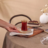 Karaca Aris 12-teiliges Teeservice für 6 Personen – exquisites Porzellanservice für eleganten Teegenuss