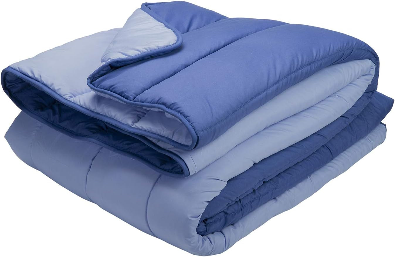 Pikolin Home – Wendedecke 300 G – nordische zweifarbige Füllung – für Bett 135 – bequem, warm, atmungsaktiv, Malve, 220 x 220 cm Steppdecken und Steppdecken Naty Shop Standardtitel