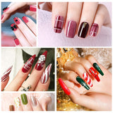 Sularpek Nail Art Liner Pinsel, 5 Stück Profi Detail Fine Nails Gel Nails Pinsel, Nagel Pinsel Dünn Für Beauty Frauen Nagelstudio (5 Größen, Rosa)