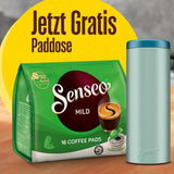 Pads Mild, 10 x 16 Getränke, 160 Kaffeepads, inklusive Pad Dose