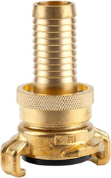 Gardena Messing-Gewindenippel: Messing-Anschluss für beidseitigen Anschluss, z.B. zu Pumpen, Rohrgewinde 26,5 mm (G 3/4 Zoll) (7260-20)