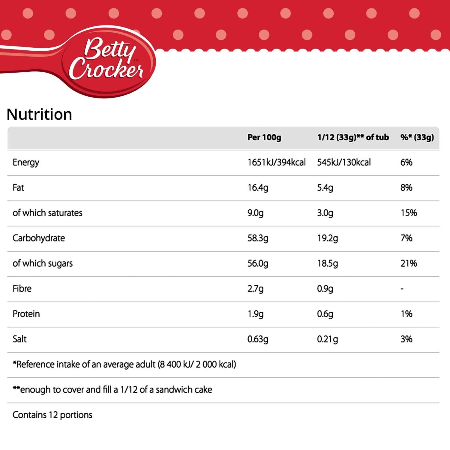Betty Crocker, Kuchenglasur mit Schokolade und Karamell, 400 Gramm Glasuren und Dekor Naty Shop