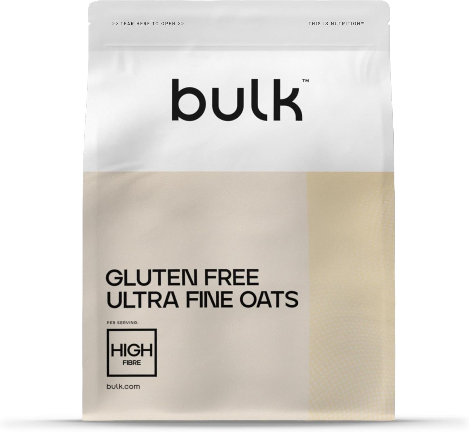 Fein gemahlenes Haferflockenmehl, lose, natürliche schottische Haferflocken, glutenfrei, 2,5 kg, Verpackung kann variieren