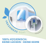 Emsa 515585 Lebensmittel-Clip & Verschluss | 3-teiliges Set | Kunststoff | transparent / grün | 0,55 / 1 / 2,2 Liter Frischhalteboxen von Naty Shop