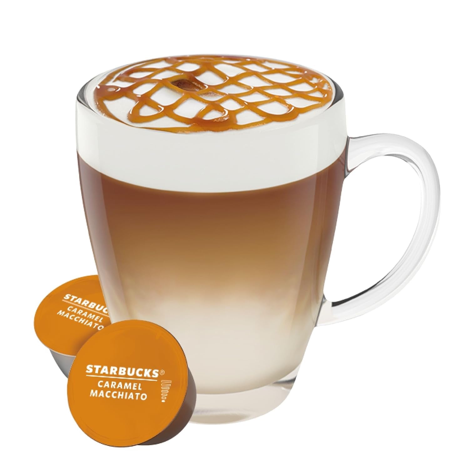 STARBUCKS Caramel Macchiato von Nescafé Dolce Gusto Kaffeekapseln 6 x 12 (72 Kapseln)