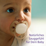 Philips AVENT Ultra Soft Schnuller – Packung mit 4 extra weichen BPA-freien Schnullern für Babys im Alter von 0–6 Monaten, inklusive Tragetasche und Sterilisation (Modell SCF091/35)