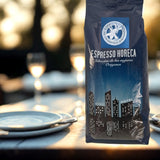 100 % natürliche Arabica-Kaffeebohnen 1 kg – Intensiv gerösteter Espressokaffee mit einer Mischung kolumbianischer und brasilianischer Herkunft – Fair Trade.