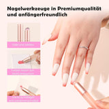 Aokitec 14 Stück Silikon Tool Nägel Pinsel Für Gel Naillack UV, Wiederwendbare Gel Pinsel Für UV Naillack Chrome Nail Powder, Nail Art Zubehör Für Ombre Blush Mirror Effekt, Nägel Selber Machen