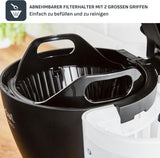 Tefal Includeo Filter-Espressomaschine, Espressomaschine extrem einfach zu bedienen, für Rechts- und Linkshänder geeignet, automatische Deckelöffnung, 1,25 l, 10 bis 15 Tassen, CM533811