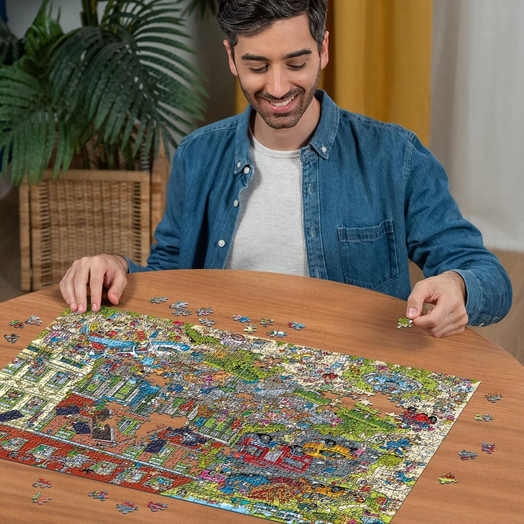 Ravensburger Puzzle 12000723 – Das Hotel – 1000-teiliges Puzzle für Erwachsene und Kinder ab 14 Jahren, Puzzle Naty Shop