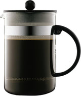Bodum Kaffeemaschine 1582-01 bistroNOUVEAU (French-Press-System, spülmaschinenfest), 1,5 Liter, schwarz