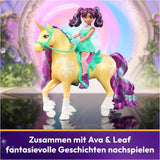 Unicorn Academy AVA und Unicorn Leaf Set – ca. 12 cm große Originalfiguren aus der beliebten Netflix-Serie. Mit zwei Accessoires und Haarbürsten. Für fantasievolles Rollenspiel, für Kinder ab 4 Jahren. Actionfiguren von Naty Shop