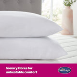 Silentnight Ultrabounce-Kissen, Weiß, Mikrofaser, Weiß, 2er-Pack Naty Shop Standard-Kissen