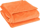 Sourcing Map Gemütliche Decke Decke Tagesdecke Weiche & warme Fleecedecke als Sofadecke Sofadecke Wohnzimmer- und Kuscheldecke Weiche Plüschwolldecke Orange 150X200Cm Betten und Decken Besuche den uxcell-Store Coral 78"X90"