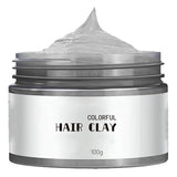 Graues Haarfärbemittel, silbergraues Haarfärbemittel, temporäres Haarwachs, Unisex – graue Abdeckung, pflegend, Creme, Wachs, 1 Milliliter, 1 Stück Naty Shop Haarfärbemittel-Standardtitel