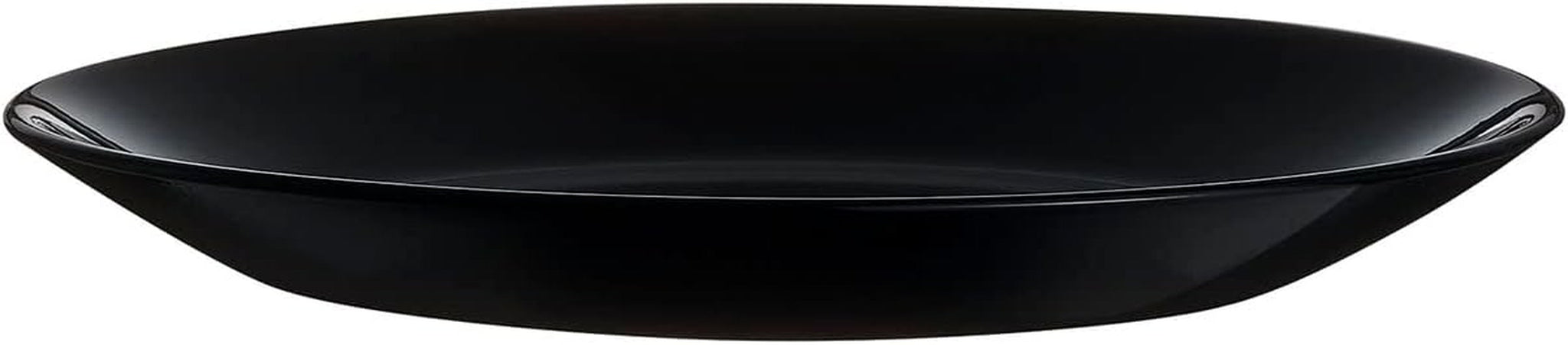 Arcopal Zelie Tafelservice aus schwarzem Glas, 12-teilig, 4 Plätze, schwarz