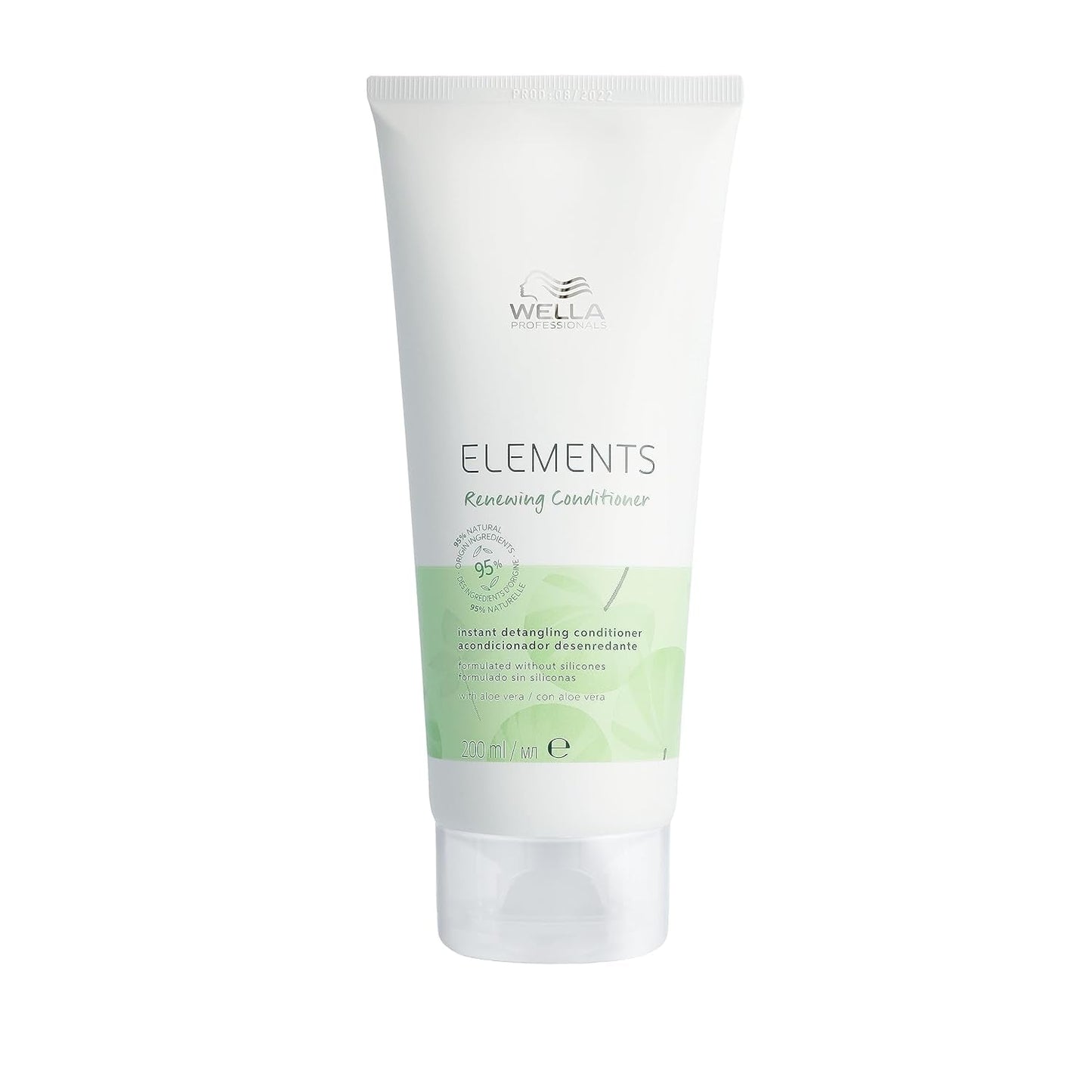 Wella Professionals Elements – natürliche Pflege für trockenes, strapaziertes Haar und empfindliche Kopfhaut – Leave-in-Conditioner, Maske und Spray mit Antioxidantien und Olivenessenz Naty Shop Conditioner Hair Mask 200 ml