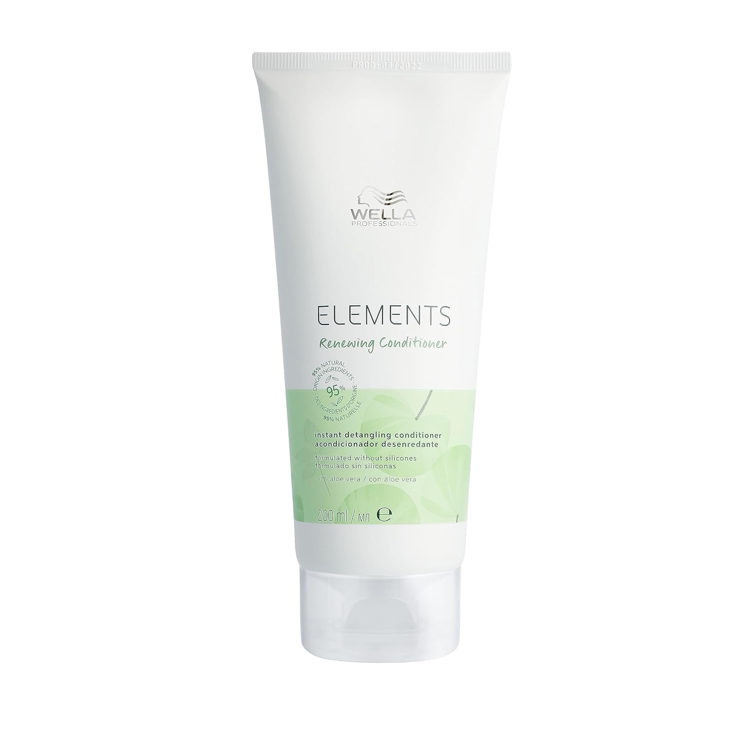 Wella Professionals Elements – natürliche Pflege für trockenes, strapaziertes Haar und empfindliche Kopfhaut – Leave-in-Conditioner, Maske und Spray mit Antioxidantien und Olivenessenz Naty Shop Conditioner Hair Mask 200 ml