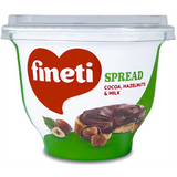 Fineti, Creme mit Kakao, Haselnüssen und Milch 200g Glasuren und Dekor Naty Shop 200 Gramm