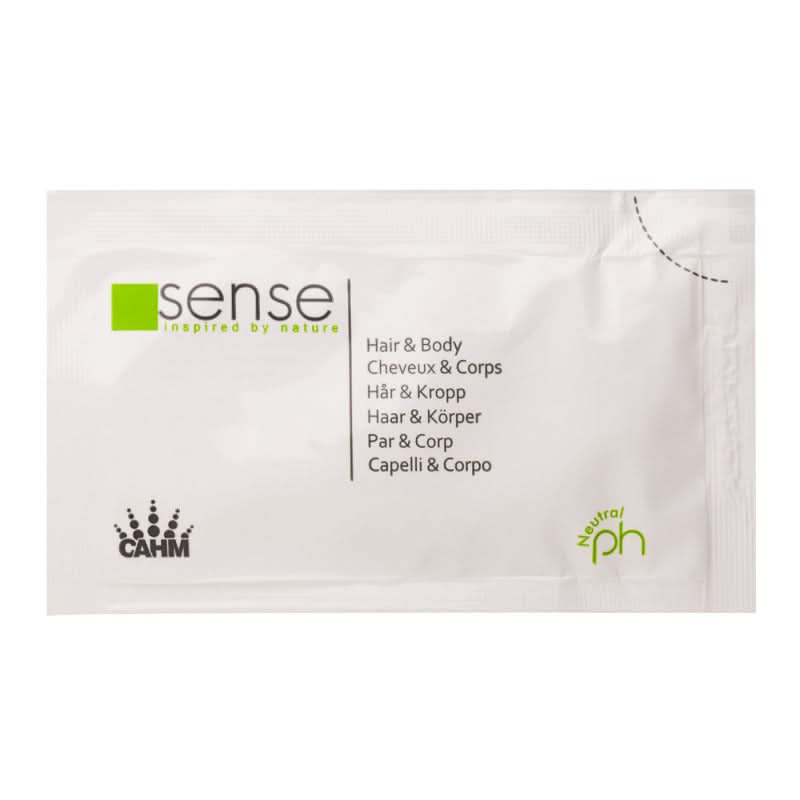Shampoo und Hotelduschgel Sense 2 in 1: Shampoo und Duschgel - 10 ml Naty Shop Hotel Cosmetics