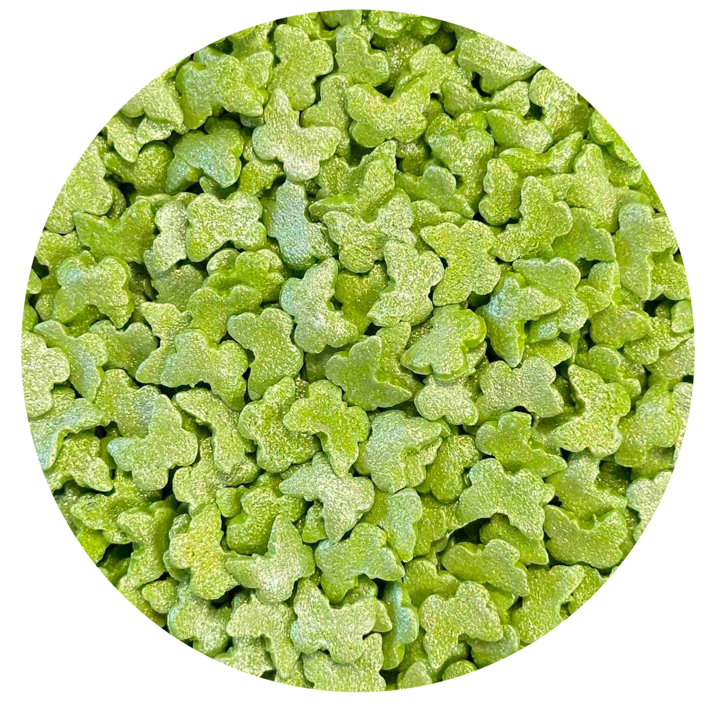 Grüne Schmetterlingsstreusel, 100g Nati Shop