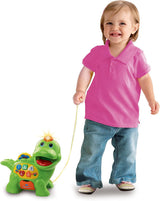 Vtech Baby Feed Me Dino – Füttern und Lernen sprechender Dinosaurier mit Liedern, Knöpfen und Fragespiel – für 12–36 Monate Babyspielzeug Naty Shop