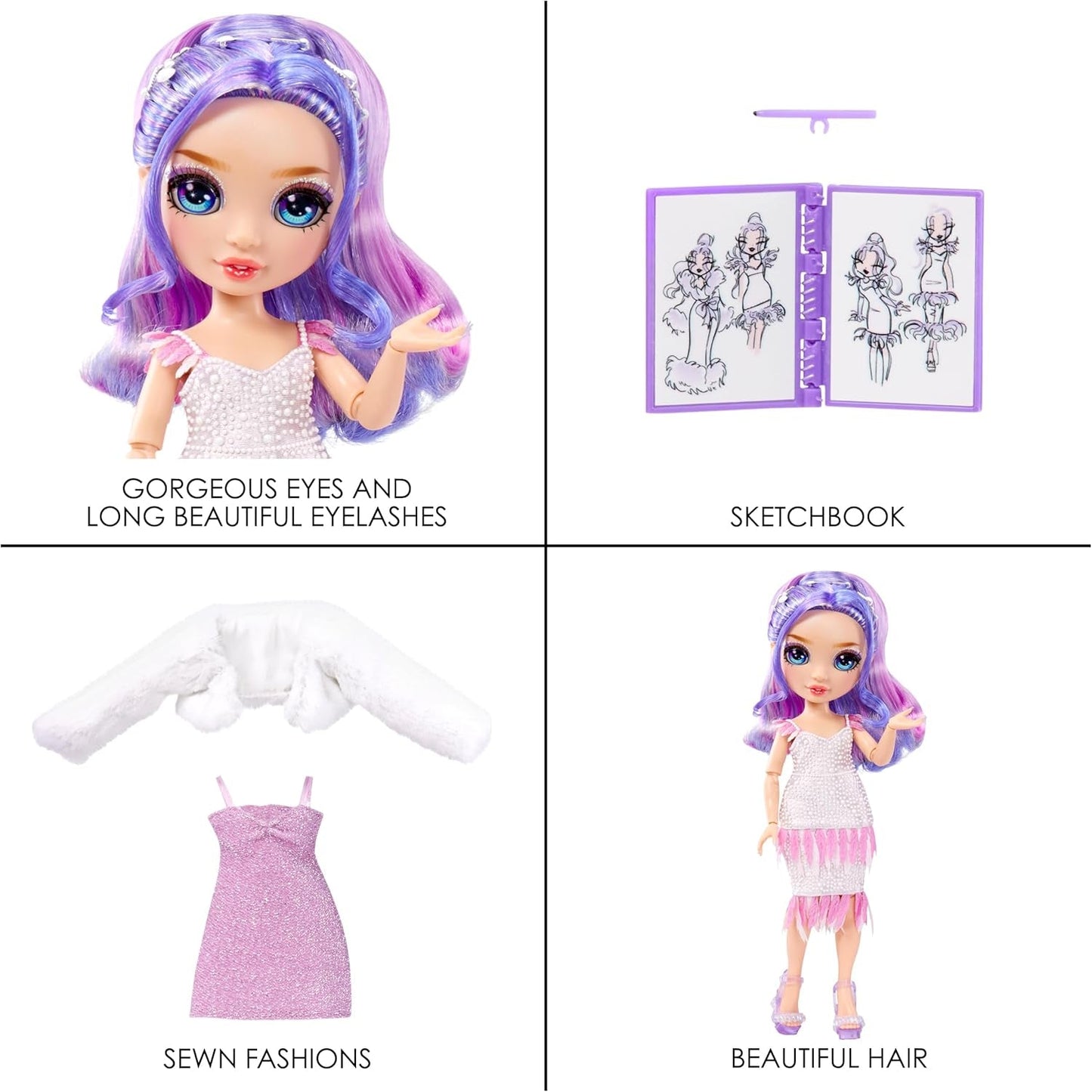 Rainbow High Fantastische Mode Lila