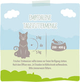MjAMjAM – Premium-Nassfutter für Katzen – Quetschbeutel – DUO mit raffiniertem Kalbfleisch und Hering, 12er-Packung (12 x 125 g), getreidefrei