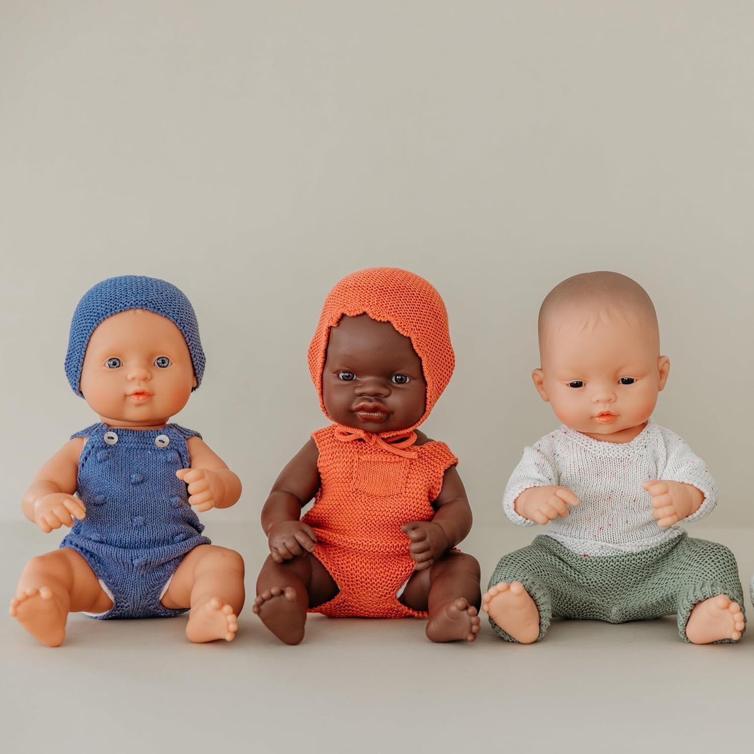 Miniland Babypuppe, afrikanischer Junge, 32 cm, anatomisch korrekt