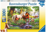 Ravensburger Puzzle für Kinder – 12904 Wilde Pferde am Fluss – 300-teiliges Pferdepuzzle für Kinder ab 9 Jahren im XXL-Format. Puzzle Naty Shop Standardtitel