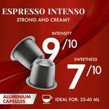 Caffe Borbone Espresso Stärke 9/10 Nespresso kompatibel 10 Kaffeekapseln