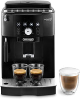 De'Longhi Magnifica S Smart ECAM 230.13.B Vollautomatische Espressomaschine mit Milchaufschäumer für Cappuccino, Espresso, Kaffee und Long Coffee, Direktwahltasten und Drehregler, 2-Tassen-Funktion, schwarz