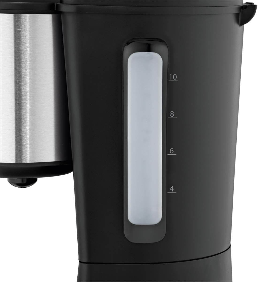 WMF Bueno Espressomaschine mit Glaskaraffe, Filterkaffee, 10 Tassen, Ein-/Aus-Taste, Anti-Tropf-System, oszillierender Filter, automatischer Stopp, Heizplatte, 1000 W