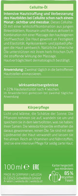 WELEDA Bio, Körperöl mit Jojobaöl, stärkt die Haut und aktiviert den Hautstoffwechsel, 100 ml Dusche und Bad Naty Shop