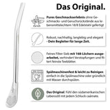 Mate-Tee-Set für zwei, Bio ● 2 Mate-Tassen + 2 Bombillas + 300 g Mate-Tee + Zubereitungsanleitung