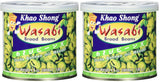 Khao Shong Gebratene grüne Erbsen mit Wasabi, knusprige Erbsen in würzigem Teig, eine fettarme Alternative zu Nüssen, mittelscharf, 1 140-g-Dose | 140 g (1 Packung)