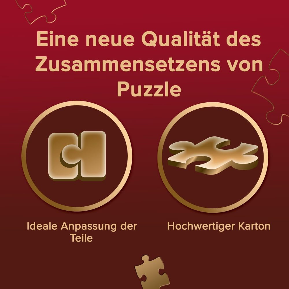 Trefl Premium plus Qualität – Puzzle Tea Time: Häuser Stoney Lane – 1000 Teile, Serie nostalgischer gemalter Bilder, Ideale Abstimmung der Teile, Für Erwachsene und Kinder ab 12 Jahren Puzzle Naty Shop