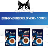 Felix Suppenstreifen, Katzensuppe, gemischte Sorte, 8er Pack (8 x 6 Beutel à 48g)