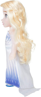 Disney Frozen 2 ELSA, die Schneekönigin-Puppe – 35 cm große, bewegliche Puppe im ikonischen Modekleid und langen, wallenden Haaren für zusätzlichen Spielspaß, für Mädchen ab 3 Jahren, 214894 Naty Shop Dolls