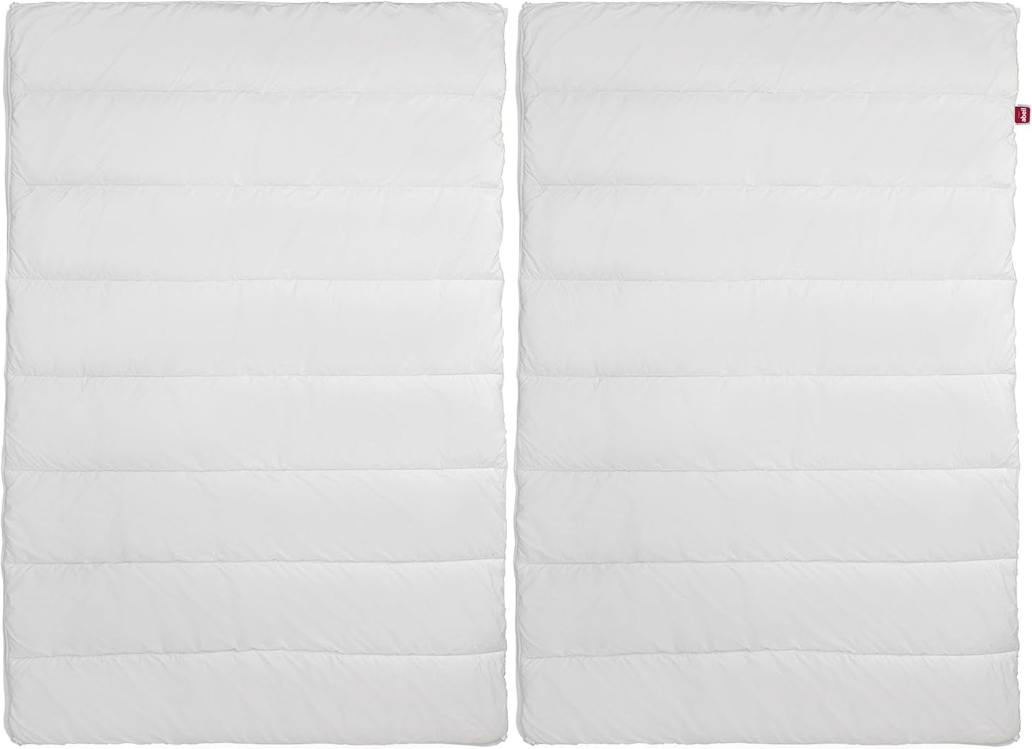 Abeil 4-Jahreszeiten-Steppdecke, weiß, Polyester, weiß, 240 x 260 cm Steppdecken und Steppdecken Naty Shop